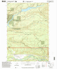 Download a high-resolution, GPS-compatible USGS topo map for Brightwood, OR (1999 edition)