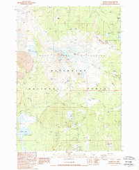 Download a high-resolution, GPS-compatible USGS topo map for Broken Top, OR (1988 edition)