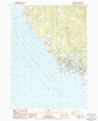 Download a high-resolution, GPS-compatible USGS topo map for Brookings, OR (1986 edition)
