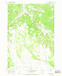 Download a high-resolution, GPS-compatible USGS topo map for Brothers NW, OR (1968 edition)