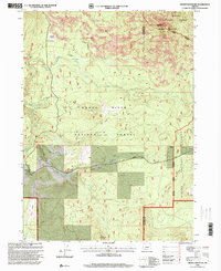 Download a high-resolution, GPS-compatible USGS topo map for Brown Mountain, OR (2000 edition)