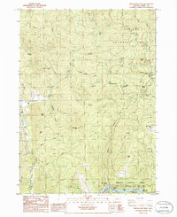 Download a high-resolution, GPS-compatible USGS topo map for Brushy Bald Mountain, OR (1986 edition)