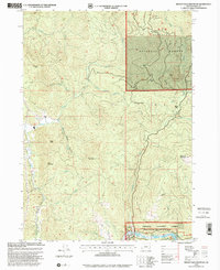 Download a high-resolution, GPS-compatible USGS topo map for Brushy Bald Mountain, OR (2001 edition)