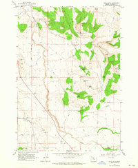 Download a high-resolution, GPS-compatible USGS topo map for Buck Butte, OR (1964 edition)