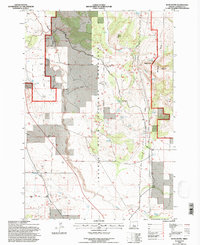 Download a high-resolution, GPS-compatible USGS topo map for Buck Butte, OR (1997 edition)