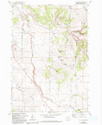 Download a high-resolution, GPS-compatible USGS topo map for Buck Butte, OR (1994 edition)