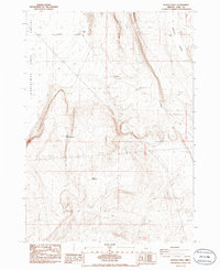 Download a high-resolution, GPS-compatible USGS topo map for Buffalo Well, OR (1986 edition)