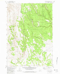 Download a high-resolution, GPS-compatible USGS topo map for Bulger Ridge, OR (1982 edition)