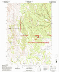 Download a high-resolution, GPS-compatible USGS topo map for Bulger Ridge, OR (1997 edition)