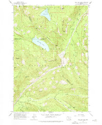 Download a high-resolution, GPS-compatible USGS topo map for Bull Run Lake, OR (1974 edition)