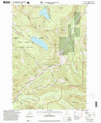 Download a high-resolution, GPS-compatible USGS topo map for Bull Run Lake, OR (1999 edition)