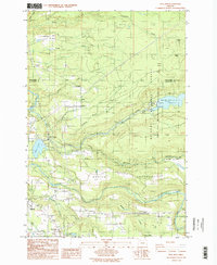 Download a high-resolution, GPS-compatible USGS topo map for Bull Run, OR (1986 edition)