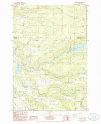 Download a high-resolution, GPS-compatible USGS topo map for Bull Run, OR (1986 edition)
