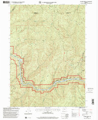 Download a high-resolution, GPS-compatible USGS topo map for Bunker Creek, OR (2001 edition)
