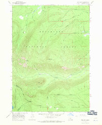 Download a high-resolution, GPS-compatible USGS topo map for Burn Butte, OR (1970 edition)