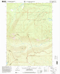 Download a high-resolution, GPS-compatible USGS topo map for Burn Butte, OR (2002 edition)