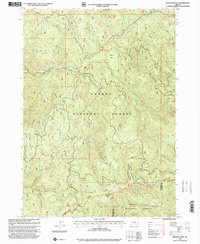 Download a high-resolution, GPS-compatible USGS topo map for Butler Butte, OR (2000 edition)