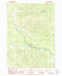 Download a high-resolution, GPS-compatible USGS topo map for Butte Falls, OR (1988 edition)