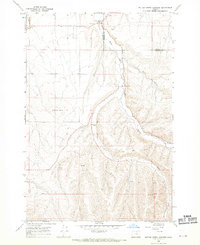 preview thumbnail of historical topo map of Morrow County, OR in 1968