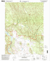 Download a high-resolution, GPS-compatible USGS topo map for Buttes of The Gods, OR (2000 edition)