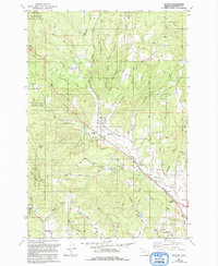 Download a high-resolution, GPS-compatible USGS topo map for Buxton, OR (1992 edition)