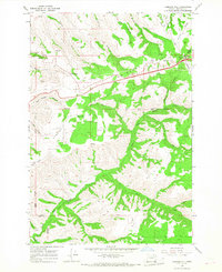 Download a high-resolution, GPS-compatible USGS topo map for Cabbage Hill, OR (1967 edition)