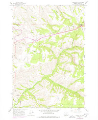 Download a high-resolution, GPS-compatible USGS topo map for Cabbage Hill, OR (1978 edition)