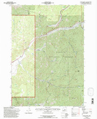 Download a high-resolution, GPS-compatible USGS topo map for Cadle Butte, OR (1997 edition)