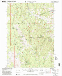 Download a high-resolution, GPS-compatible USGS topo map for Calamity Butte, OR (2002 edition)