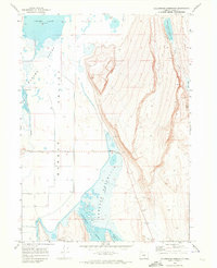 Download a high-resolution, GPS-compatible USGS topo map for Calderwood Reservoir, OR (1972 edition)