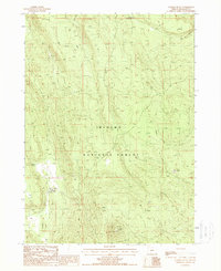 Download a high-resolution, GPS-compatible USGS topo map for Calimus Butte, OR (1988 edition)