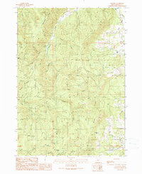Download a high-resolution, GPS-compatible USGS topo map for Callahan, OR (1990 edition)
