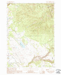 Download a high-resolution, GPS-compatible USGS topo map for Campbell Reservoir, OR (1988 edition)