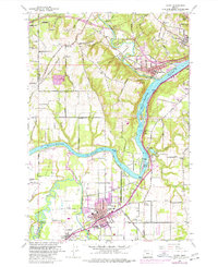Download a high-resolution, GPS-compatible USGS topo map for Canby, OR (1961 edition)