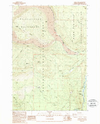 Download a high-resolution, GPS-compatible USGS topo map for Candle Creek, OR (1988 edition)