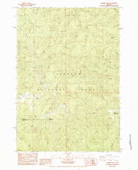 Download a high-resolution, GPS-compatible USGS topo map for Cannibal Mtn, OR (1985 edition)