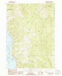 Download a high-resolution, GPS-compatible USGS topo map for Carpenterville, OR (1986 edition)