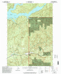 Download a high-resolution, GPS-compatible USGS topo map for Cascadia, OR (1998 edition)