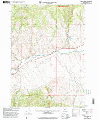 Download a high-resolution, GPS-compatible USGS topo map for Castle Creek, OR (2000 edition)