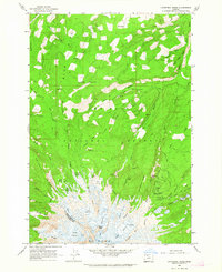 Download a high-resolution, GPS-compatible USGS topo map for Cathedral Ridge, OR (1964 edition)
