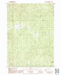 preview thumbnail of historical topo map of Douglas County, OR in 1986