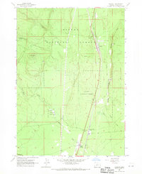 Download a high-resolution, GPS-compatible USGS topo map for Chemult, OR (1970 edition)
