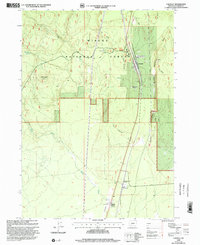 Download a high-resolution, GPS-compatible USGS topo map for Chemult, OR (2002 edition)