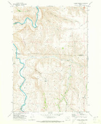 Download a high-resolution, GPS-compatible USGS topo map for Chimney Springs, OR (1973 edition)