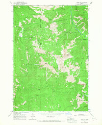Download a high-resolution, GPS-compatible USGS topo map for China Cap, OR (1967 edition)