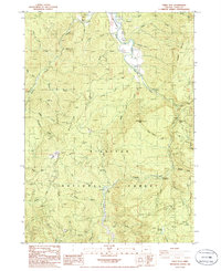 Download a high-resolution, GPS-compatible USGS topo map for China Flat, OR (1986 edition)