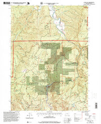 Download a high-resolution, GPS-compatible USGS topo map for China Flat, OR (1999 edition)