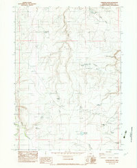 Download a high-resolution, GPS-compatible USGS topo map for Chipmunk Basin, OR (1983 edition)
