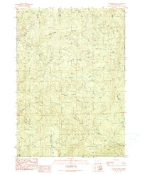Download a high-resolution, GPS-compatible USGS topo map for Chipmunk Ridge, OR (1990 edition)