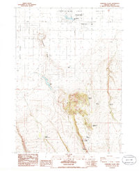 Download a high-resolution, GPS-compatible USGS topo map for Christmas Valley, OR (1986 edition)